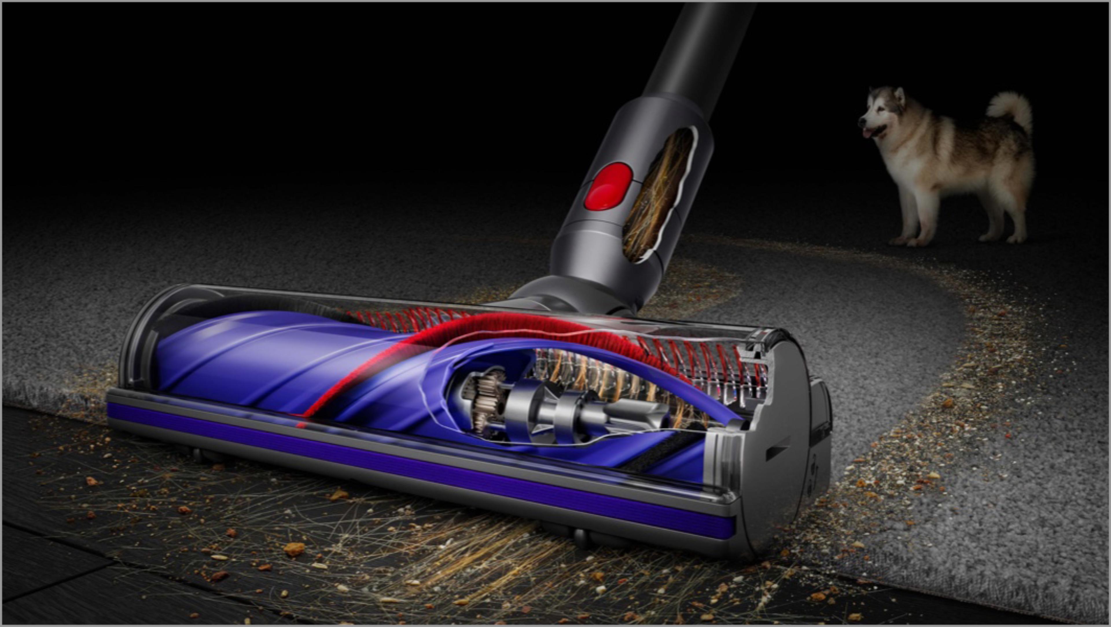 dyson v8 origin plus in silver purple 430549 01